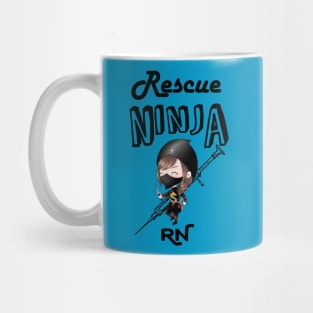 Rescue ninja RN - women -nurse nursing lvn lpn nurse practitioner Mug